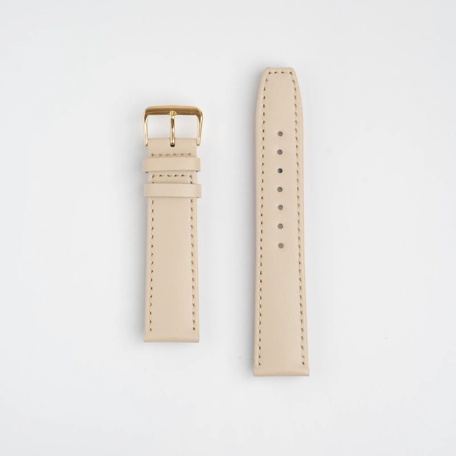 Calf Value Cream Watch Strap