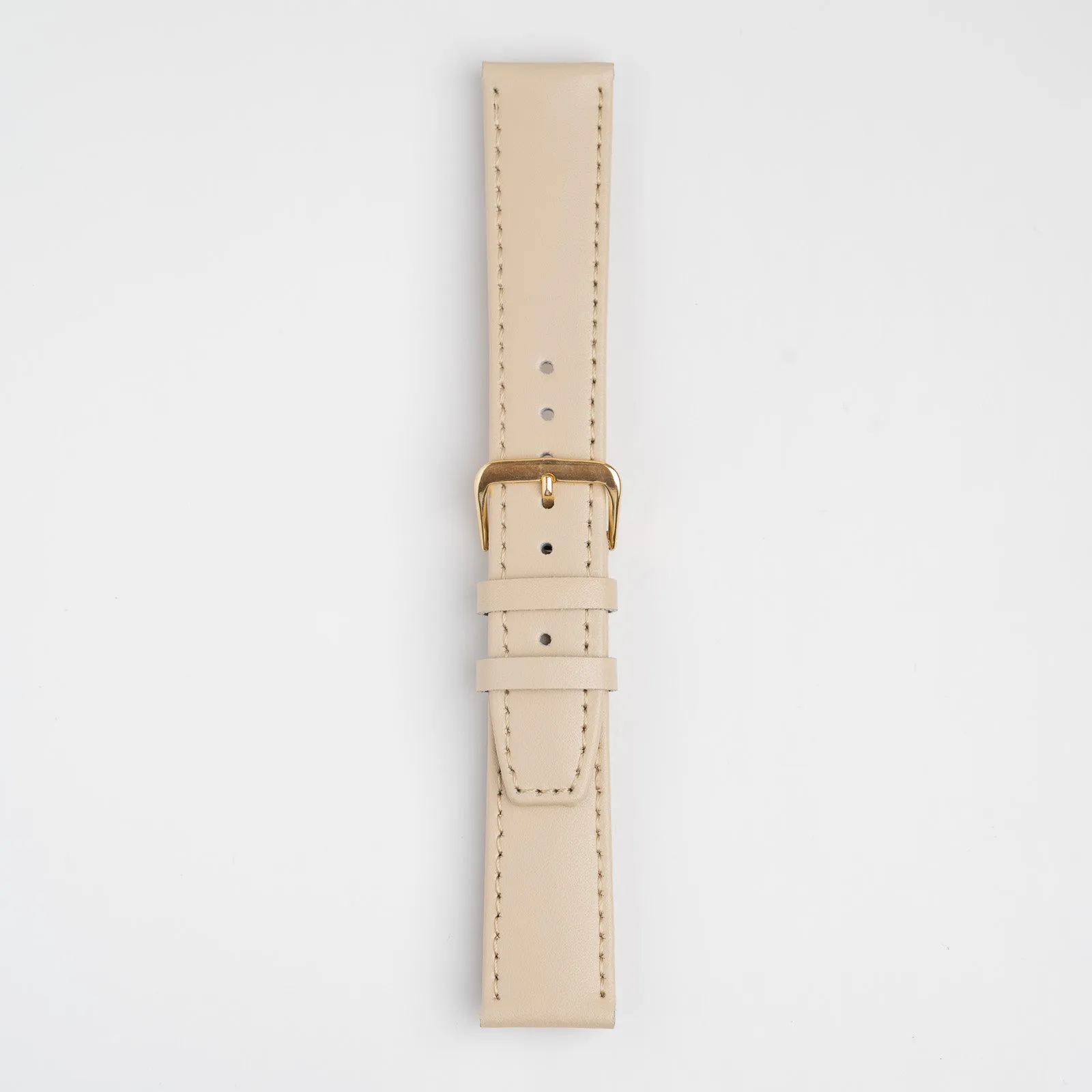 Calf Value Cream Watch Strap