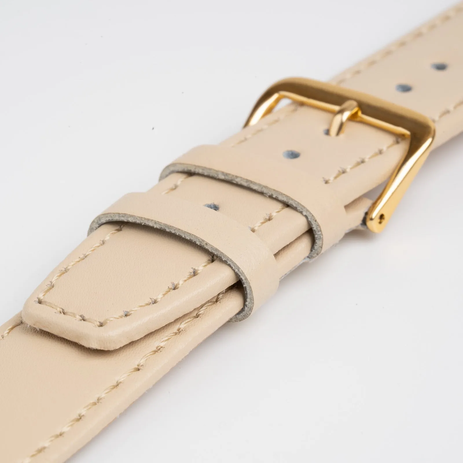 Calf Value Cream Watch Strap