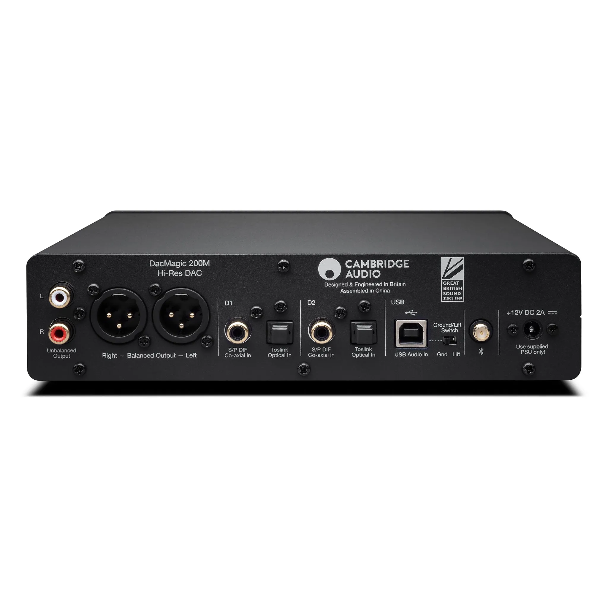 Cambridge Audio DacMagic 200M DAC / Preamp / Headphone Amplifier with Bluetooth - Black Edition (OPEN)