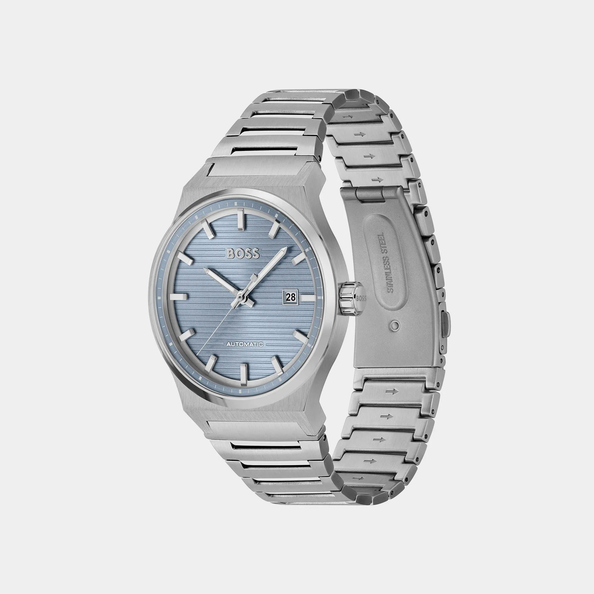 Candor Auto Men's Blue Analog Stainless Steel Watch 1514118