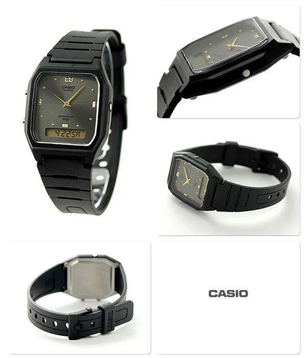 Casio AW-48HE-8AVDF Grey/Black Resin Watch Unisex