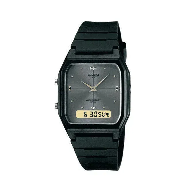 Casio AW-48HE-8AVDF Grey/Black Resin Watch Unisex