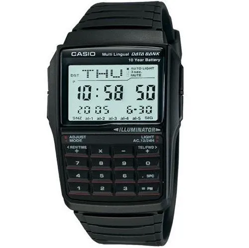 Casio DBC-32-1A Black Calculator Watch for Men and Women