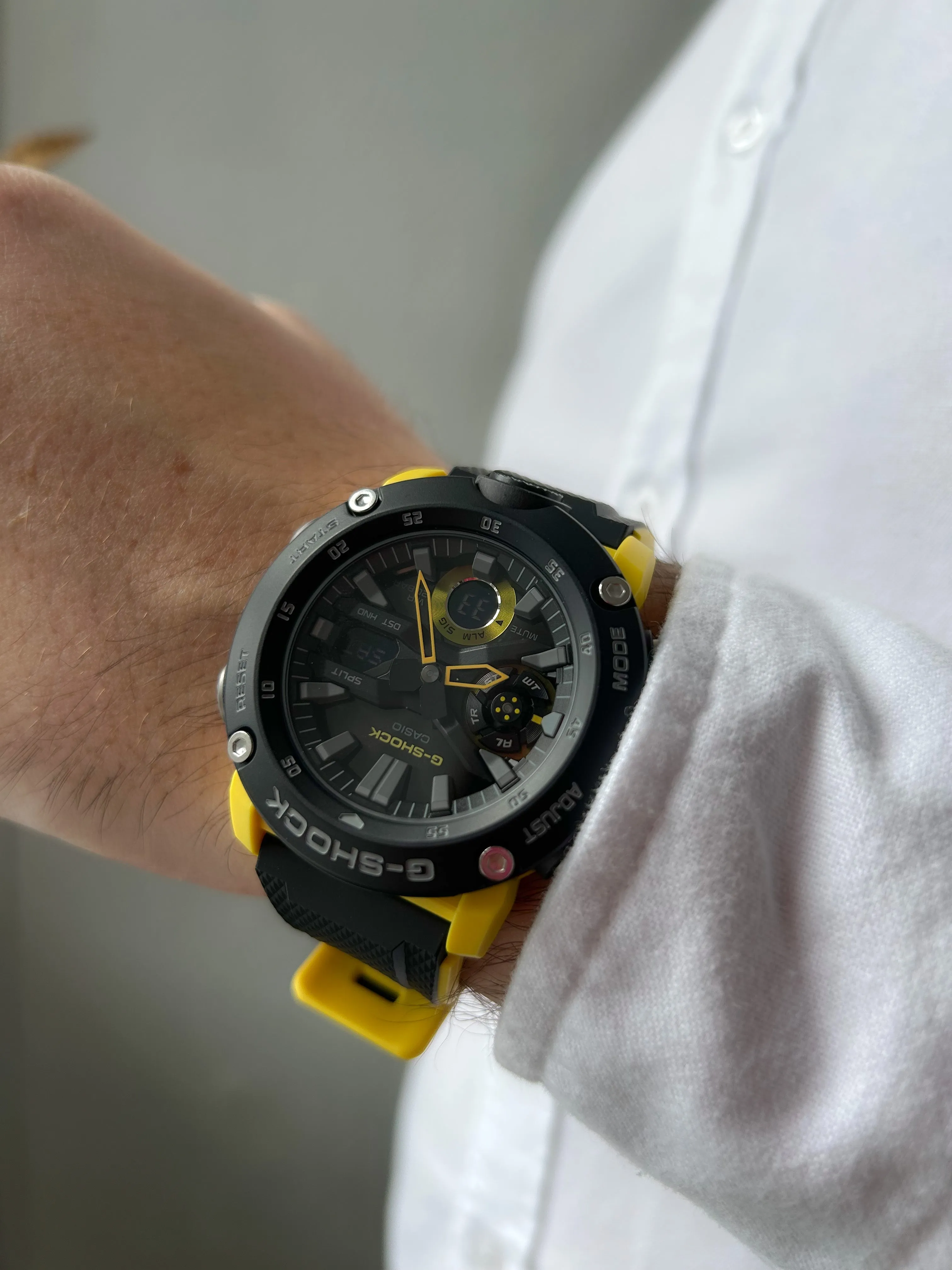 Casio G-Shock Black & Yellow Digital Watch