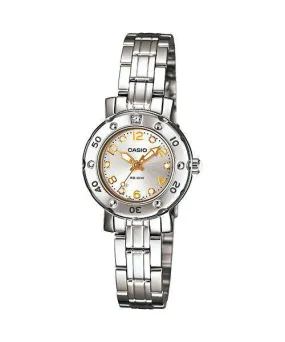 Casio LTD-2002D-7AVDF Silver Stainless Steel Strap Watch for Women