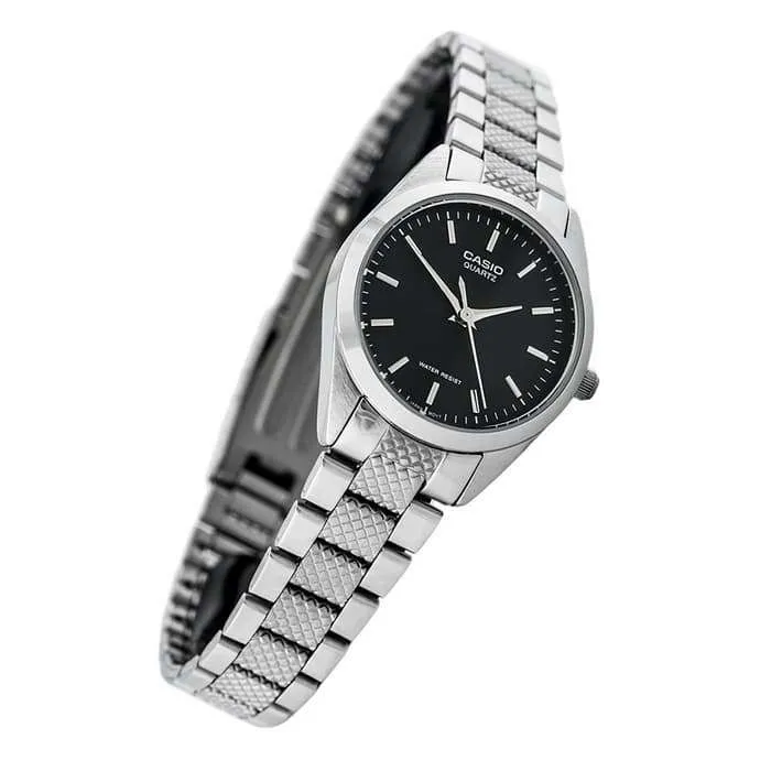 Casio LTP-1274D-1ADF Silver Stainless Steel Strap Watch for Women