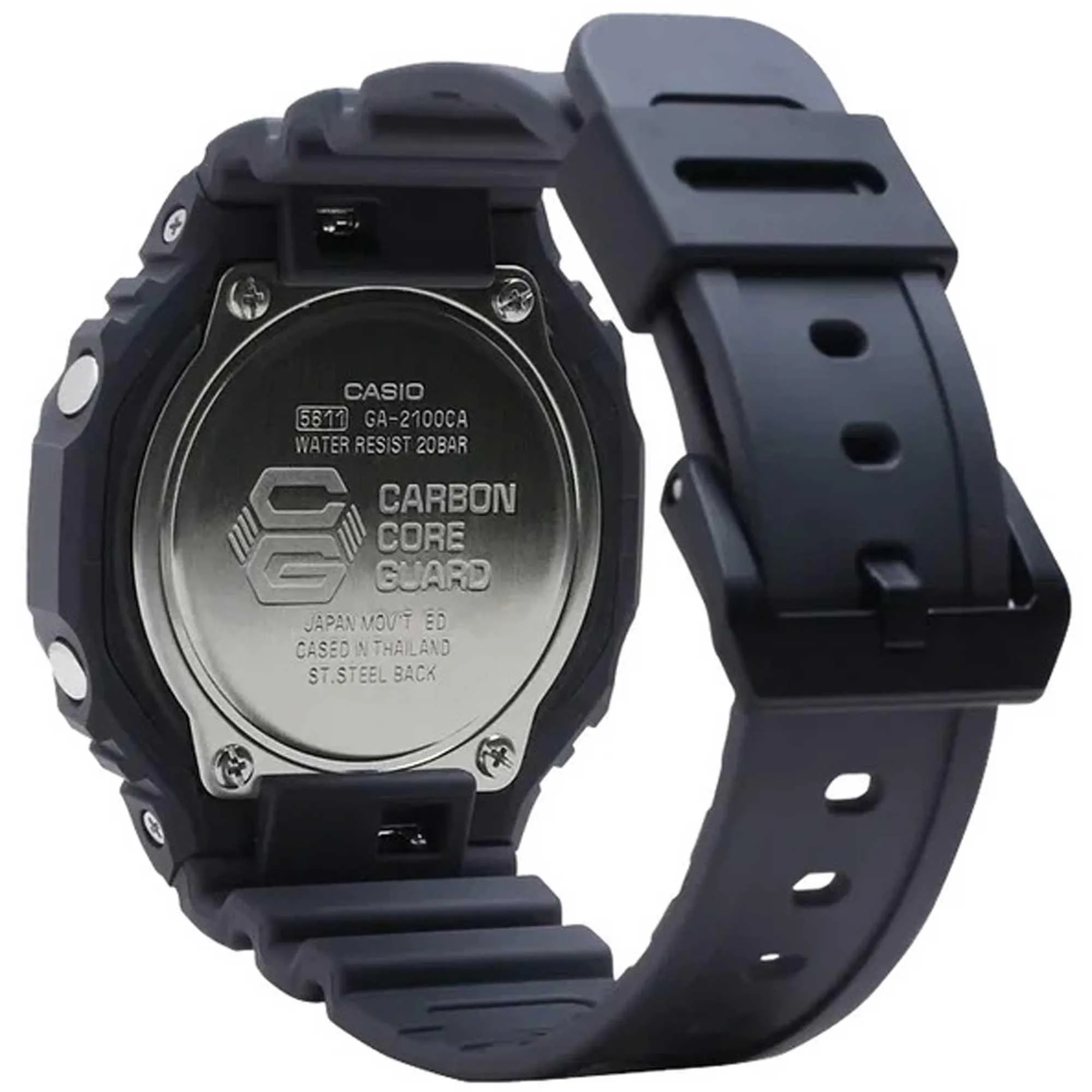 Casio Men's Watch - G-Shock Camo Ana-Digi Dial Gray Resin Strap Alarm | GA2100CA-8A