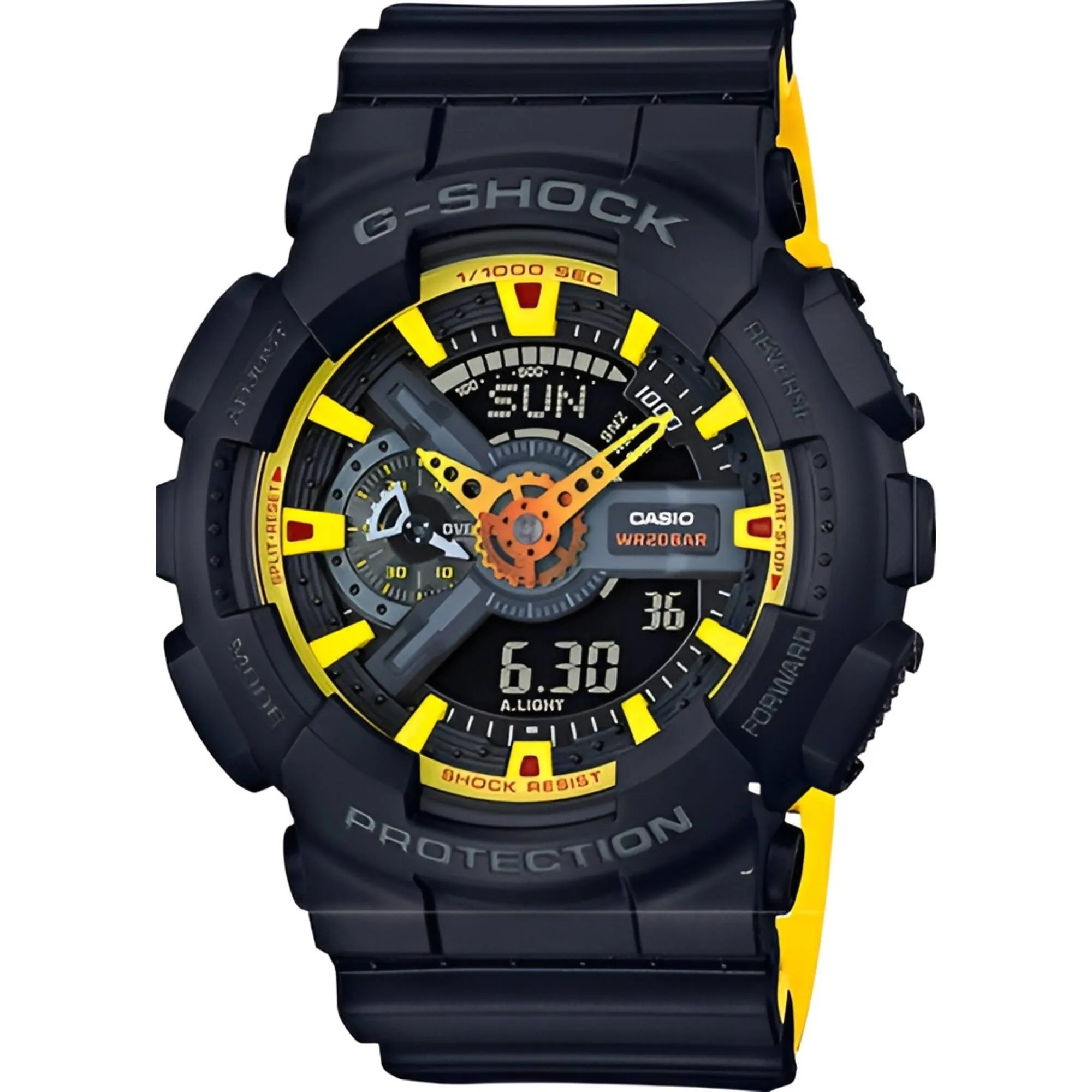 Casio Men’s Watch - G-Shock Shock Resistant Black Strap Analog-Digital | GA-110BY-1A