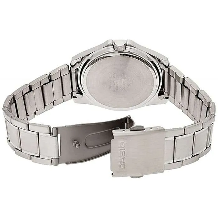 Casio MTP-1244D-2ADF Silver Stainless Steel Strap Watch for Men