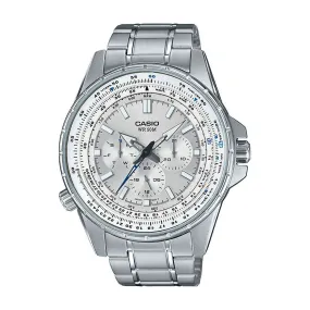 Casio MTP-SW320D-7AVDF Silver Stainless Watch for Men