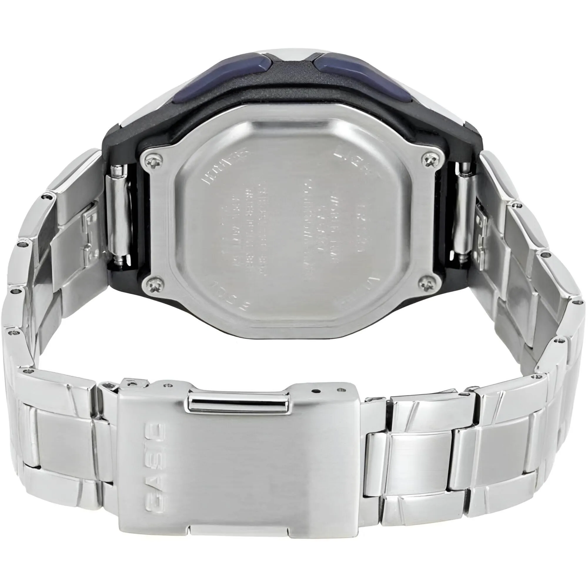 Casio Women's Watch - Poptone Blue and Silver Dial Steel Analog-Digital | LCF-10D-2A