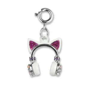 Cat ears headphones charm