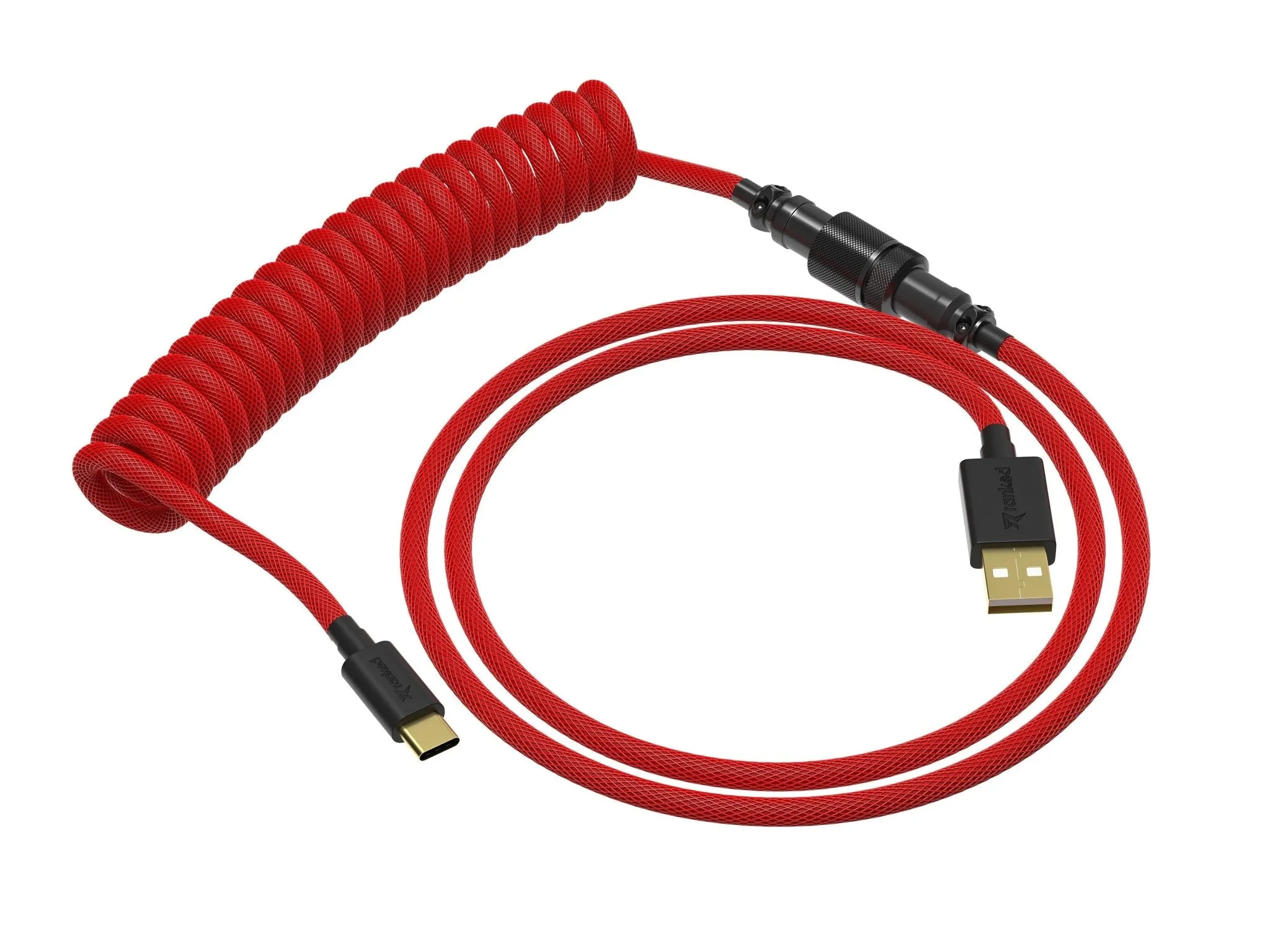 Coiled Keyboard Cable | 5-Pin Aviator Connector