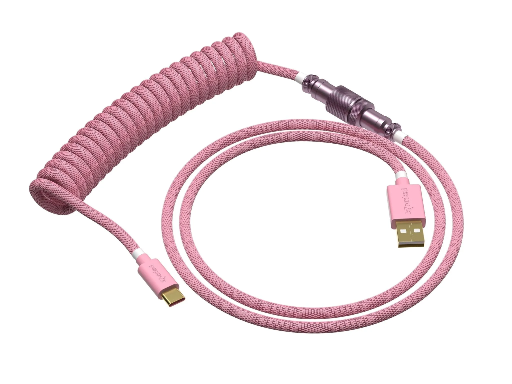 Coiled Keyboard Cable | 5-Pin Aviator Connector