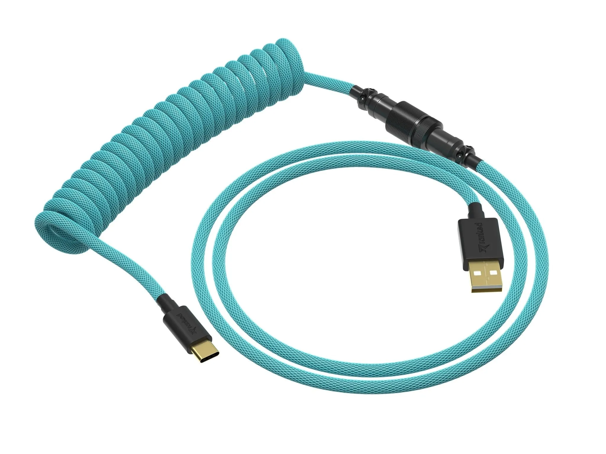 Coiled Keyboard Cable | 5-Pin Aviator Connector