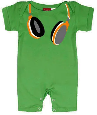 Cool Baby Romper - Headphones Artwork