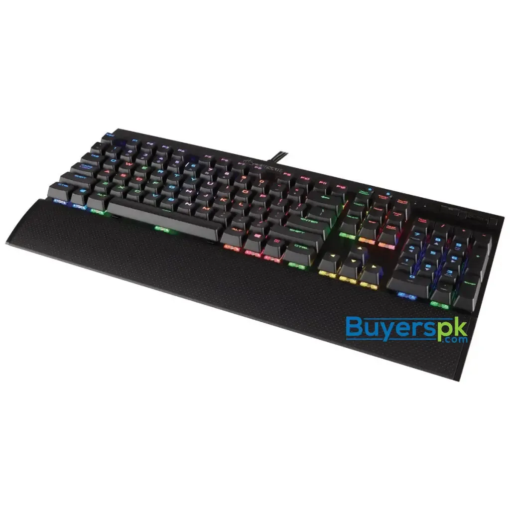 Corsair K70 Lux Rgb Mechanical Gaming Keyboard - Usb Passthrough & Media Controls - Linear & Quiet -