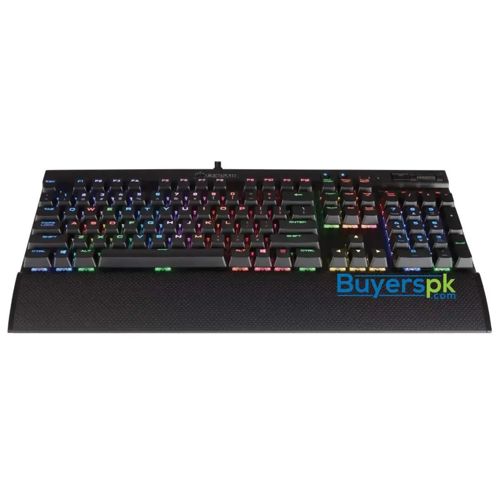 Corsair K70 Lux Rgb Mechanical Gaming Keyboard - Usb Passthrough & Media Controls - Linear & Quiet -