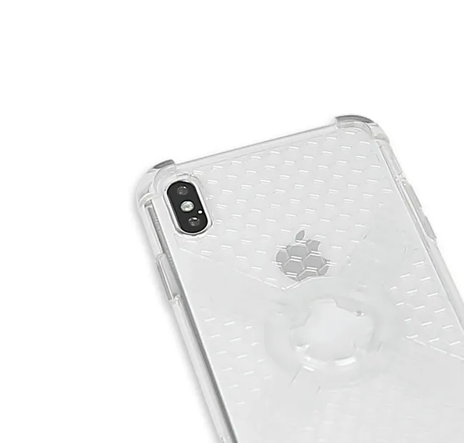 Cube-Intuitive iPhone XS MAX X-Guard, Clear Bones Infinity mount Cover (MA14-0008)