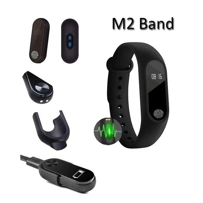 Daraz Watches M2 - Bluetooth Smart Band - Black