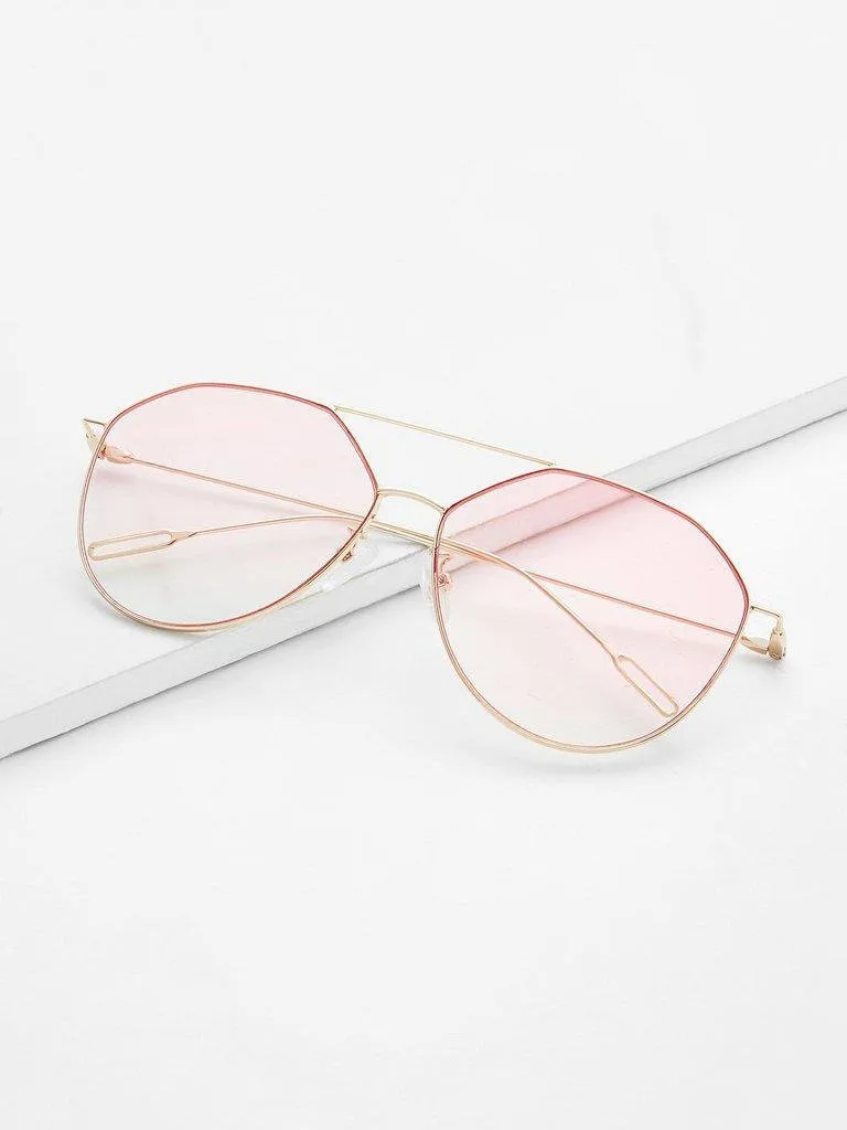 Double Bridge Ombre Sunglasses