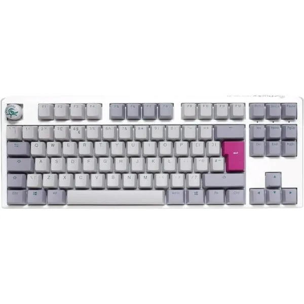 Ducky One3 Mist TKL Blue Cherry MX Switch Mechanical Keyboard - UK Layout