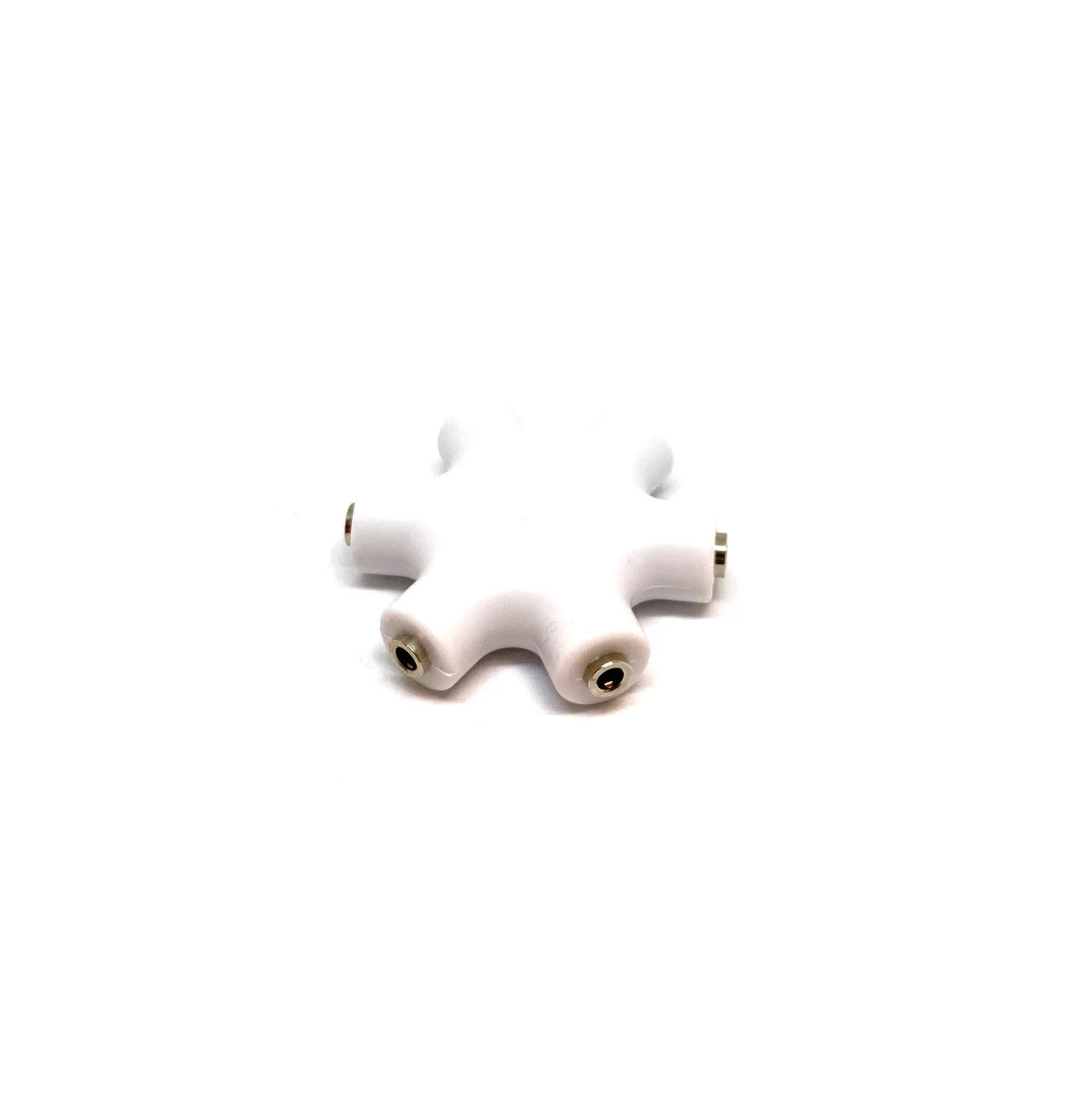 Earbud and Headphone 5 Way Audio Splitter With Cord