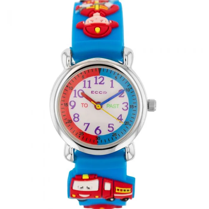 ECC Fire Truck Blue Kids Watch