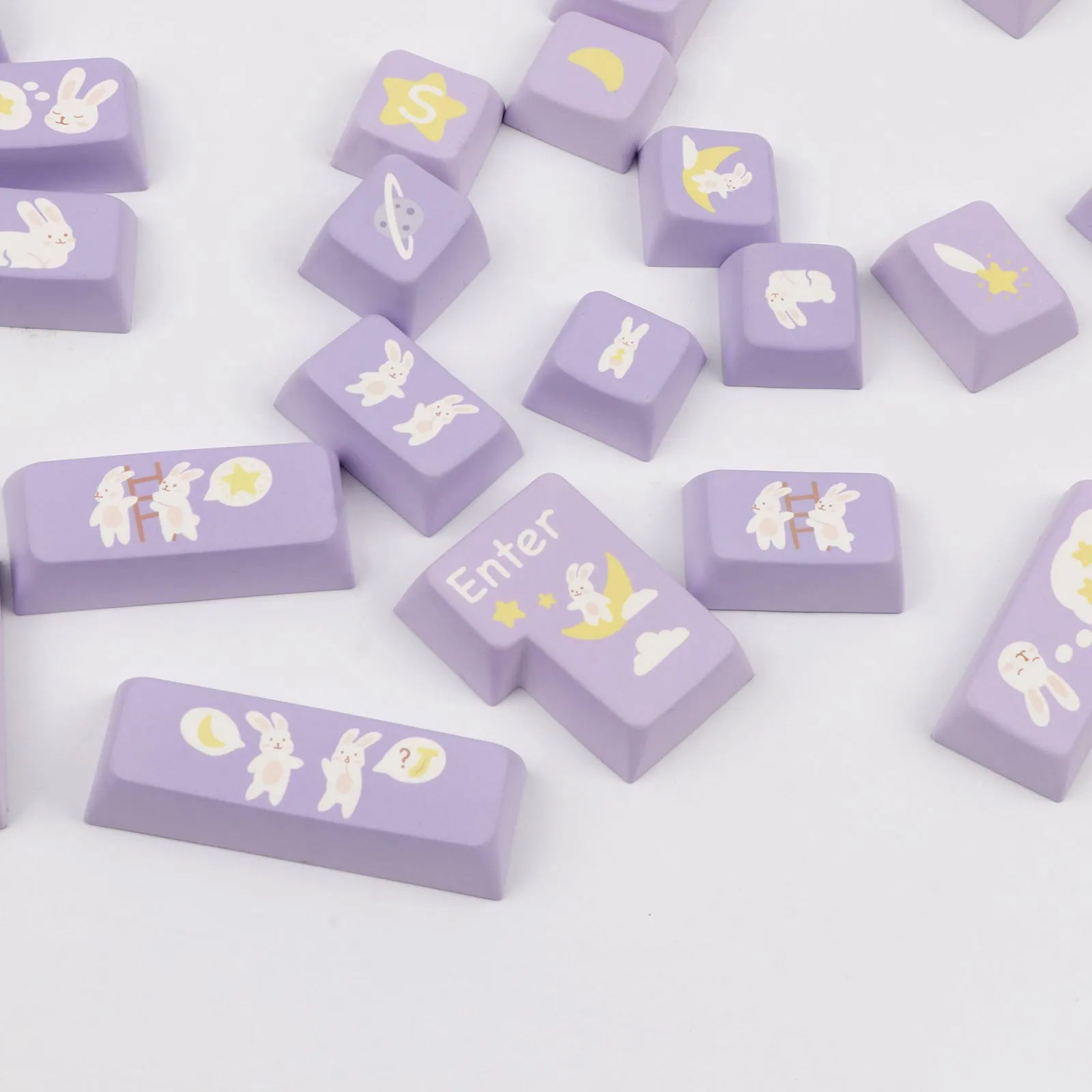 Epomaker Moonlit Bunny Keycaps Set