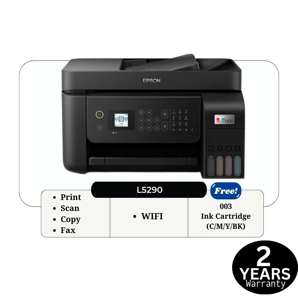 Epson EcoTank L5290 A4 Wi-Fi All-in-One Ink Tank Printer with ADF