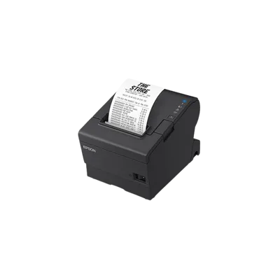 Epson, TM-T88VII, OmniLink Thermal Receipt Printer, Ethernet, USB, Black