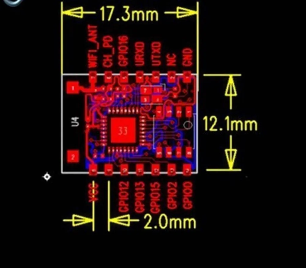 ESP8266 Remote Serial Port WIFI Transceiver Wireless Modules ESP-01 to ESP-12