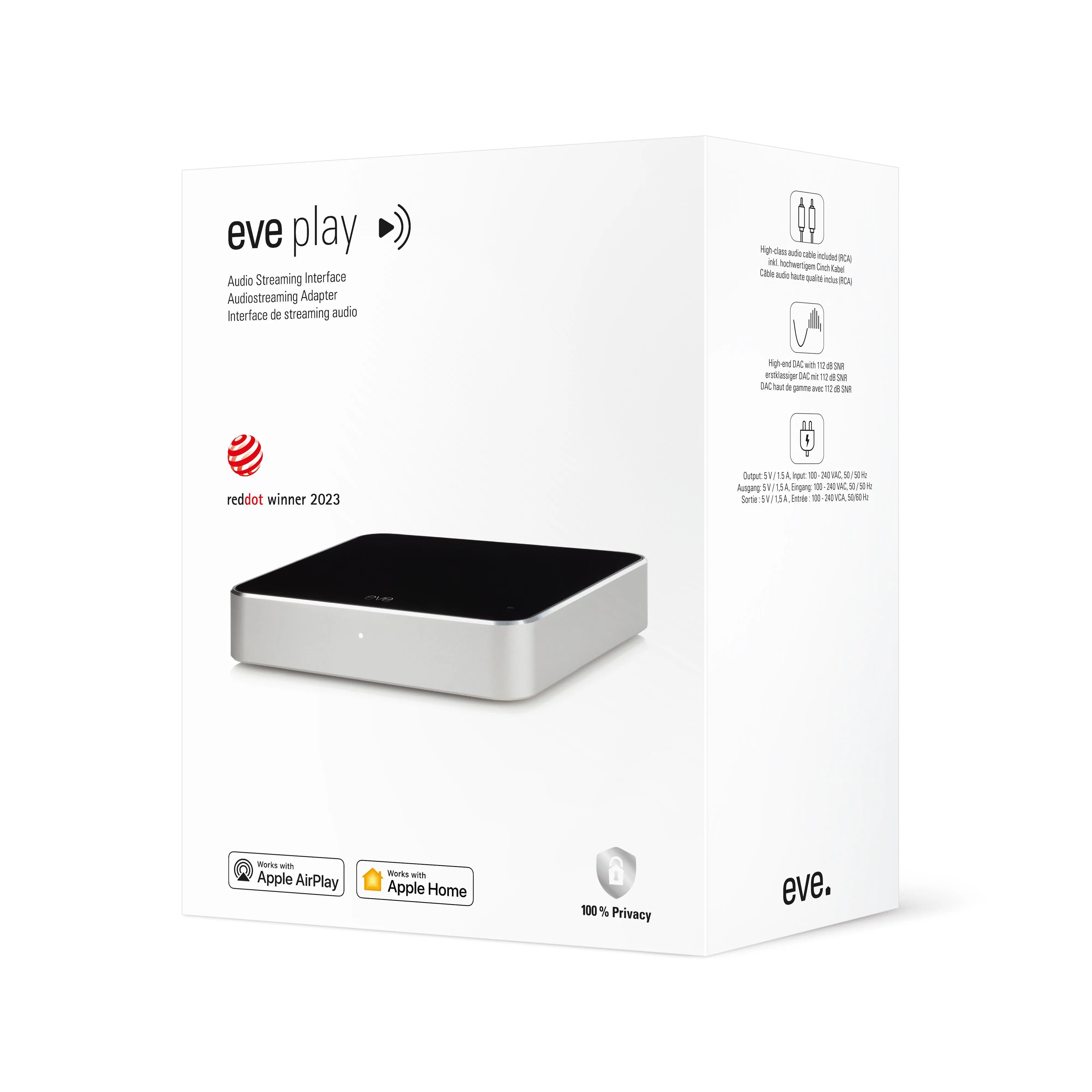 Eve Play Audiostreamer (AirPlay)