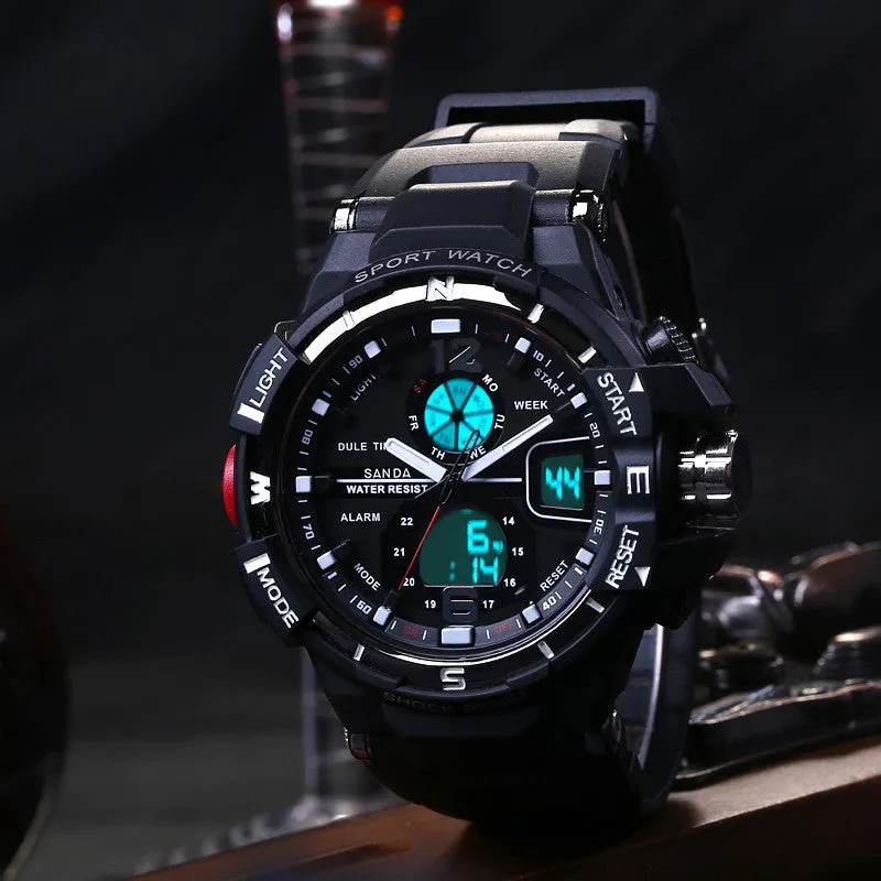 Fashion 30m Waterproof Dive Led Sports ElectronicWatches Men Luxury Brand Watch S Shock Silicone Digital Wristwatch