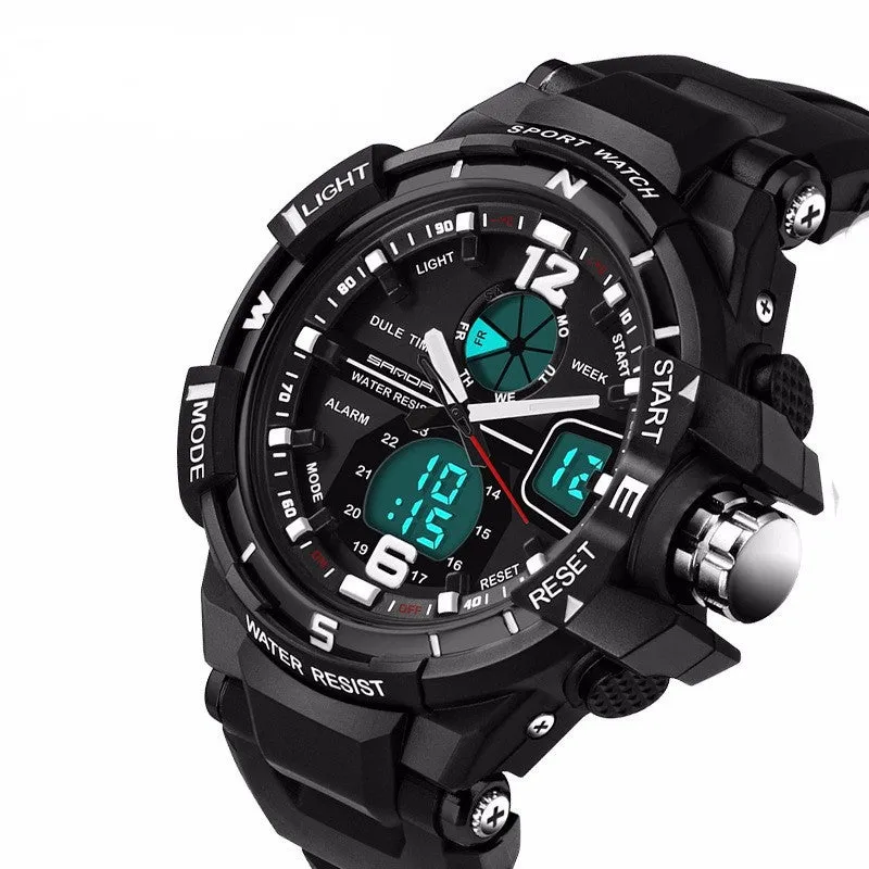 Fashion 30m Waterproof Dive Led Sports ElectronicWatches Men Luxury Brand Watch S Shock Silicone Digital Wristwatch