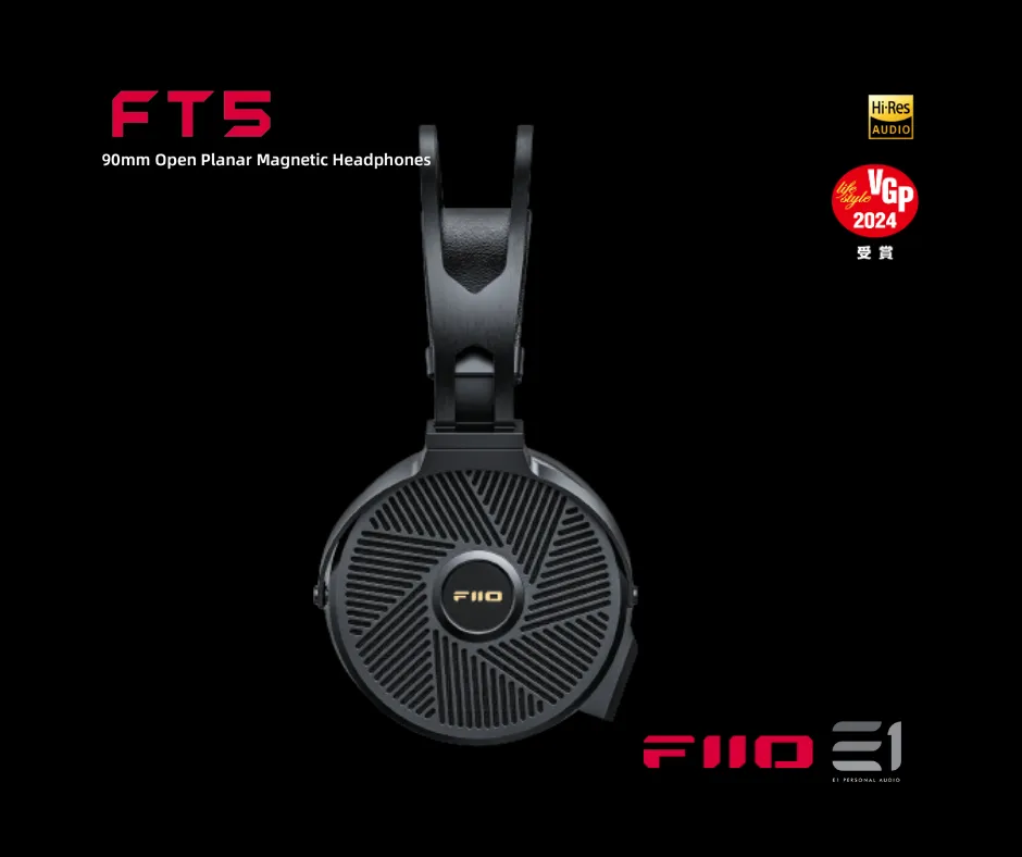 FiiO FT5 Planar Magnetic (Open-back) Headphones