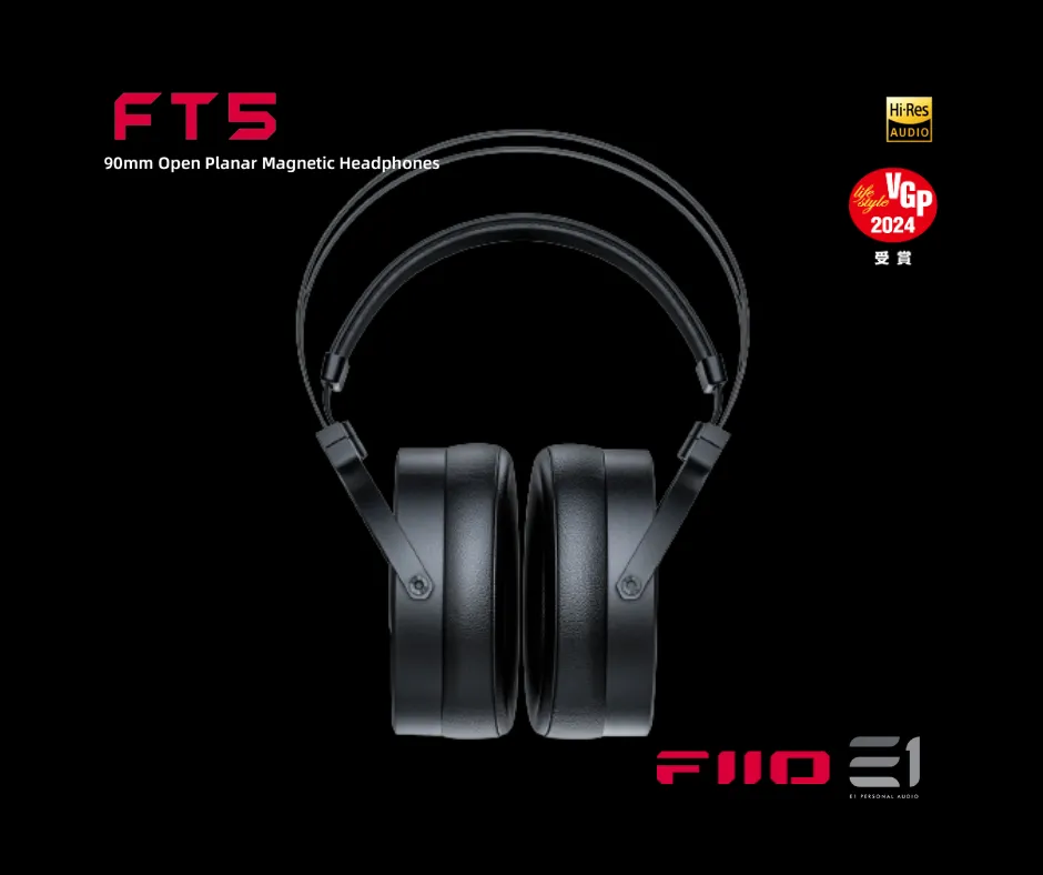 FiiO FT5 Planar Magnetic (Open-back) Headphones