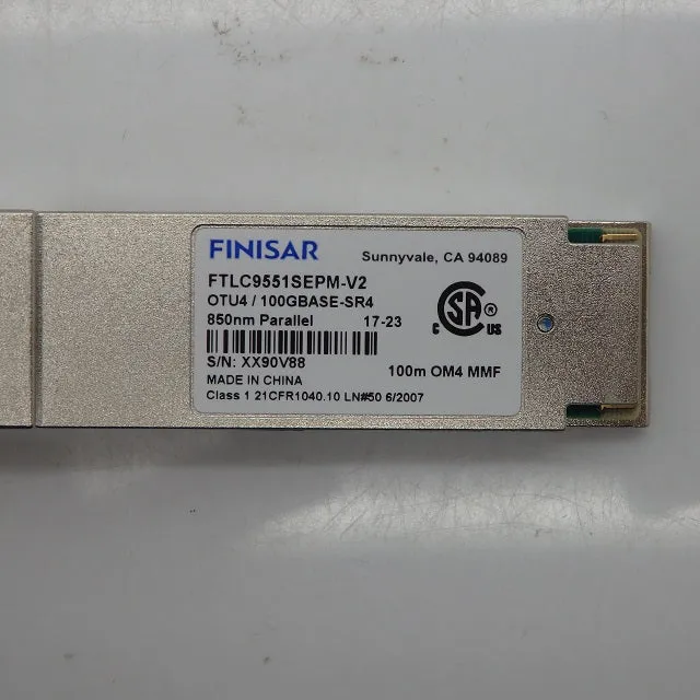 Finisar OTU4 / 100GBASE-SR4 100m OM4 MMF 850nm Optical Module FTLC9551SEPM-V2