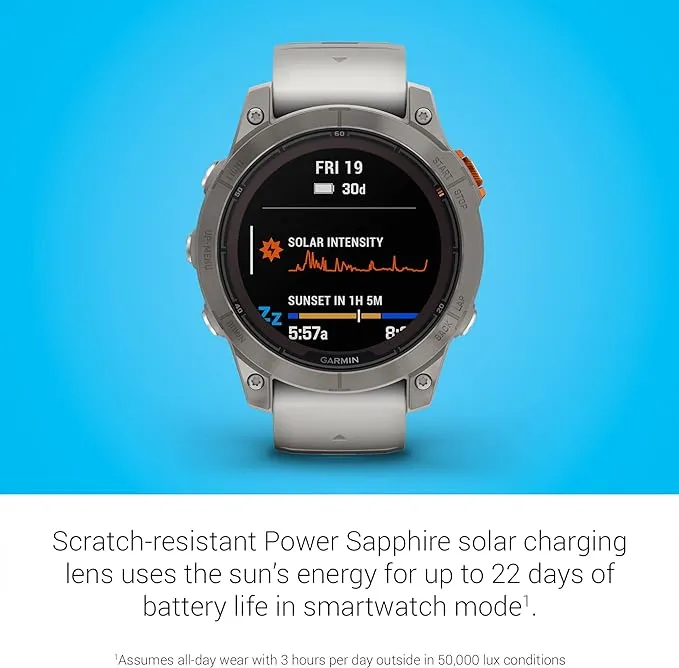 Fēnix® 7 Pro - Sapphire Solar - Titanium