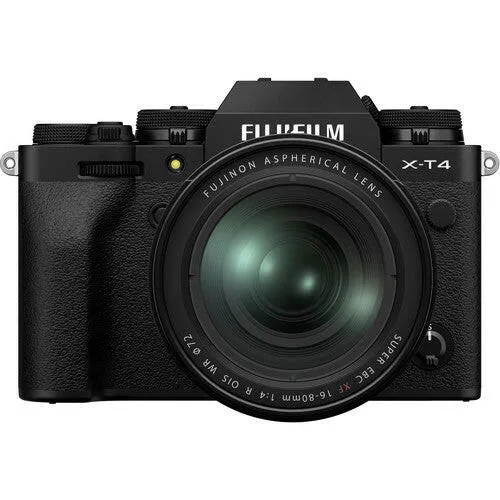 FUJIFILM X-T4 Mirrorless Digital Camera with 16-80mm Lens - Black