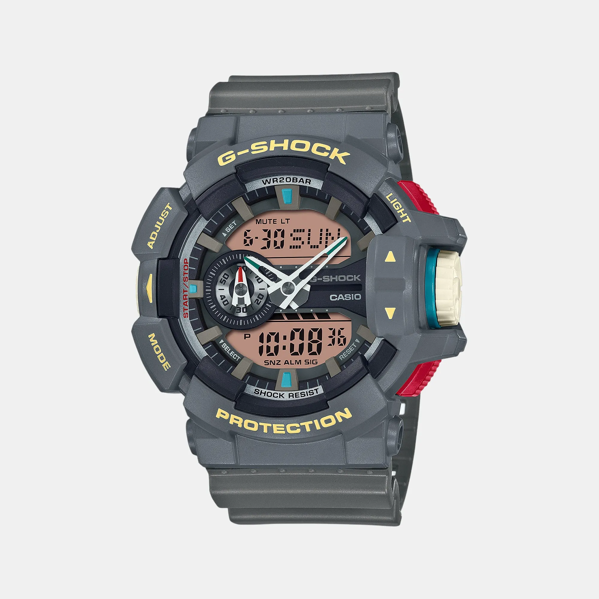 G-Shock Men's Grey Analog-Digital Resin Watch G1429 - GA-400PC-8ADR