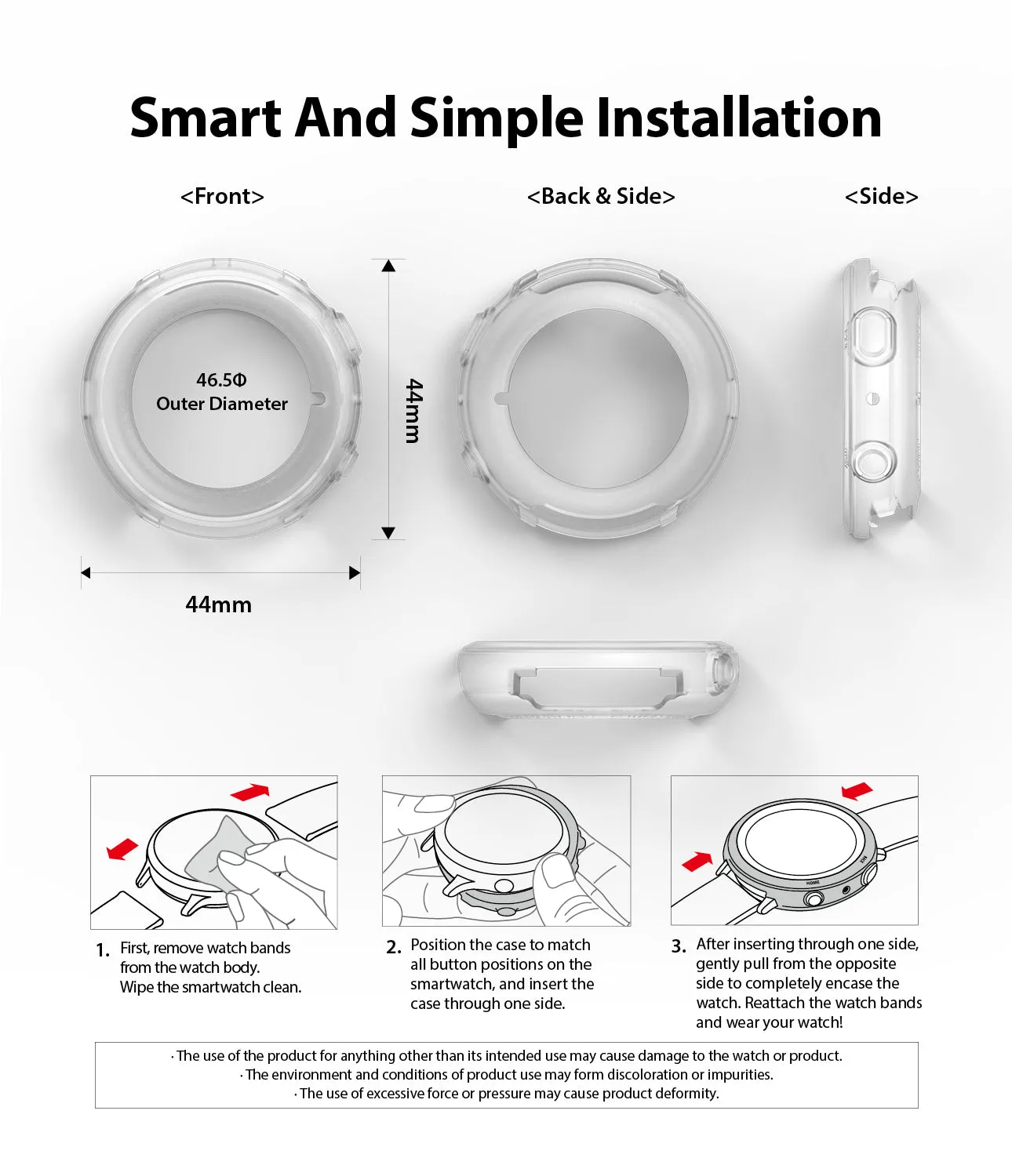 Galaxy Watch Active 2 44mm Case | Air Sports