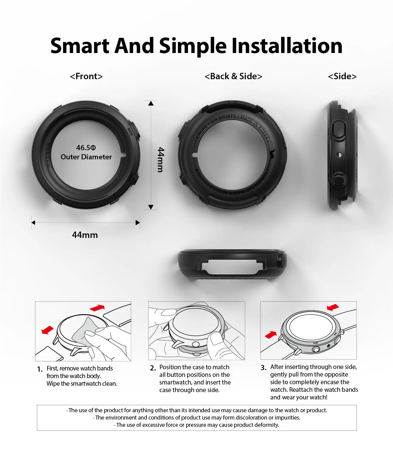 Galaxy Watch Active 2 44mm Case | Air Sports