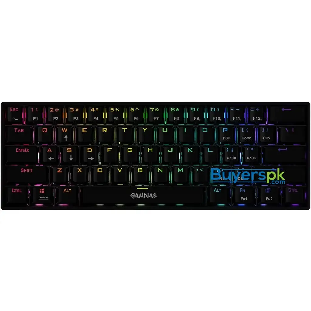 Gamdias Hermes E3 Rgb Mechanical Gaming Keyboard Black