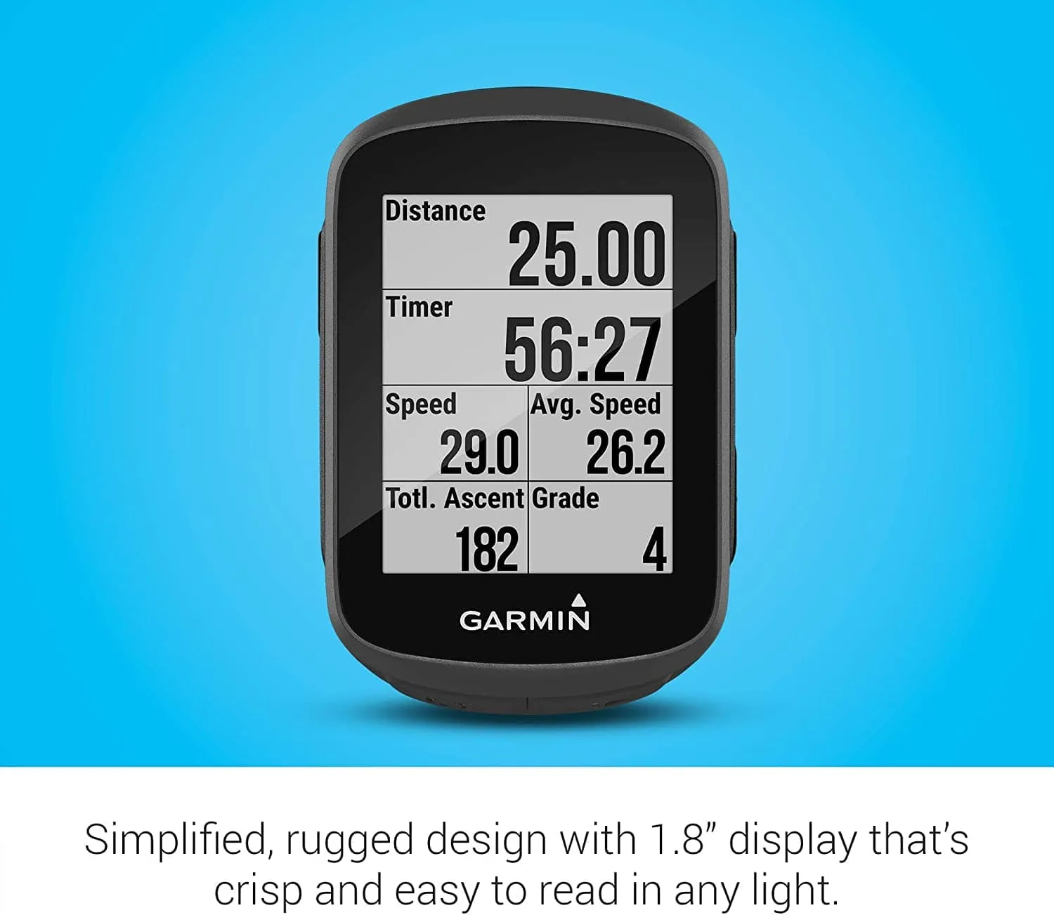 Garmin Edge 130 Plus Download Structure Workouts, ClimbPro Pacing Guidance Cycling/Bike Computer GPS - Certified Refurbished