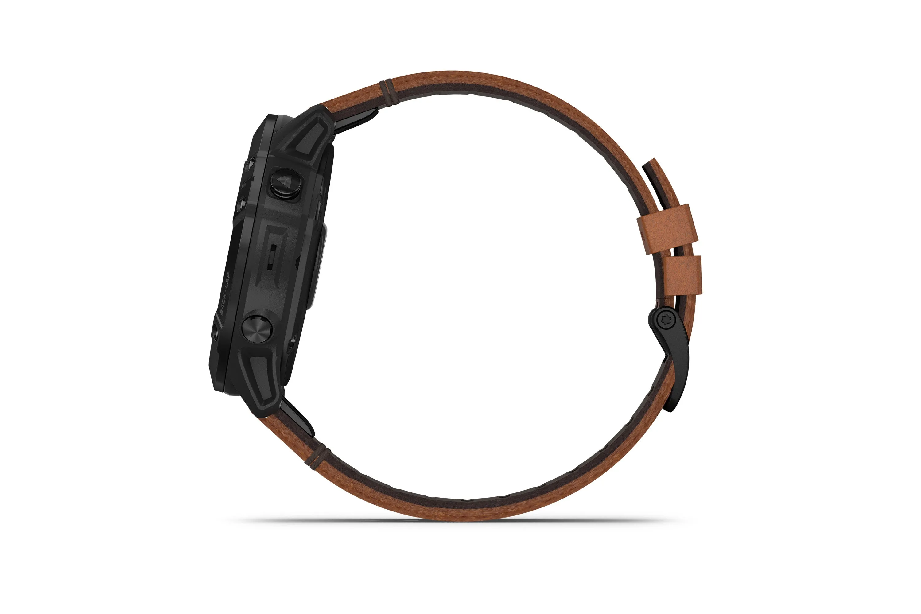 Garmin fenix 6X Sapphire Black DLC/Brwn Leather Band 51mm