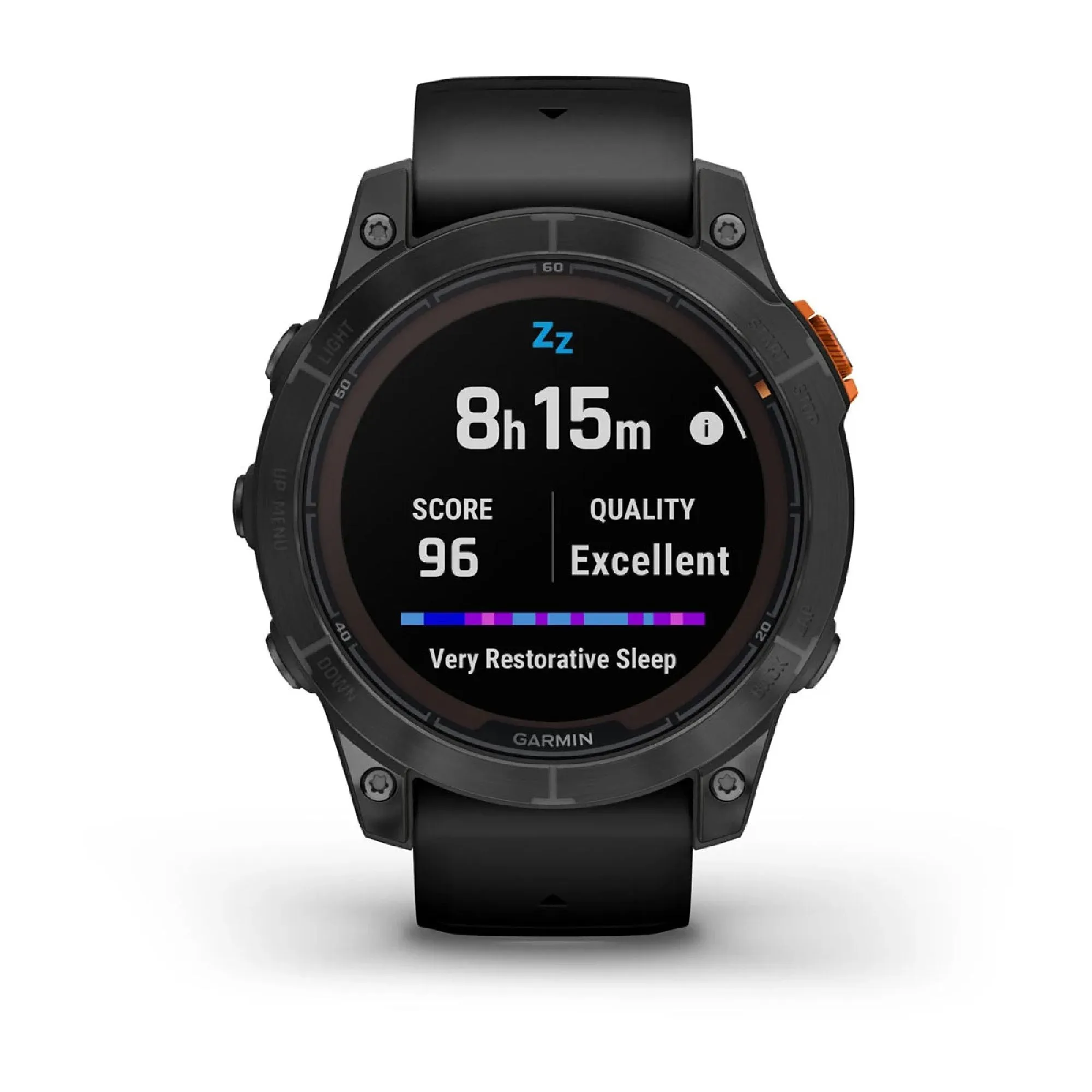 Garmin fenix 7 Pro Solar Glass Watch Watch Color: Slate Grey Wristband: Black - Silicone