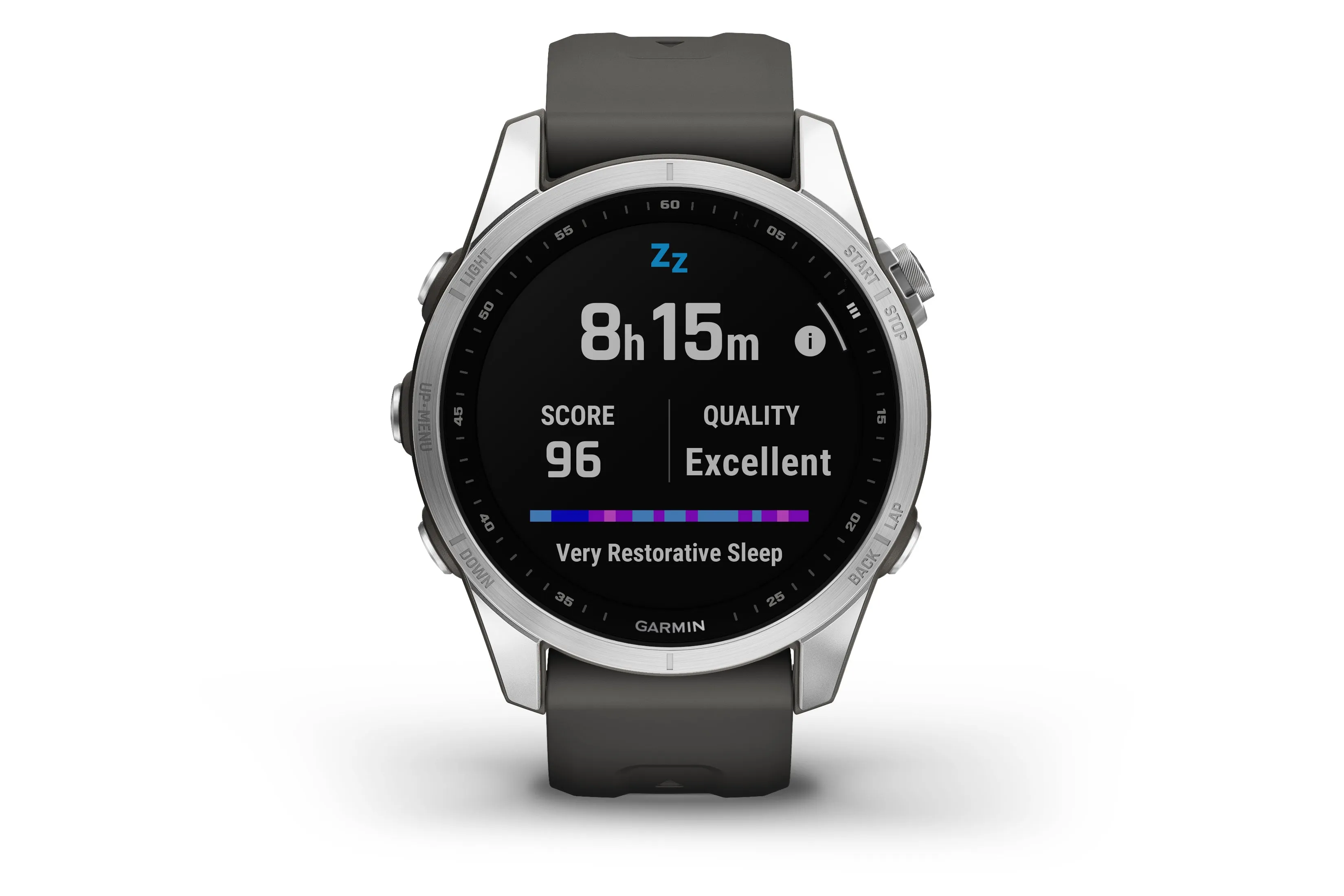 Garmin Fenix 7S Smartwatch Stainless Steel Graphite Band