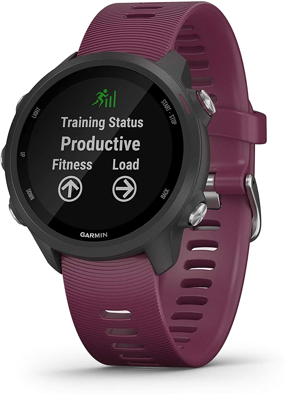 Garmin Forerunner 245 GPS Running Smartwatch (010-02120-01, Orange/Red/Teal)